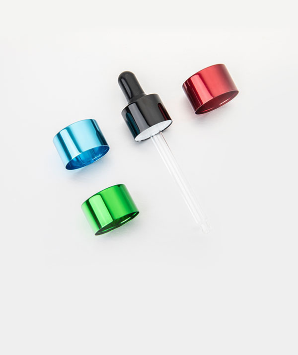 Aluminum Metal Collar Of Dropper For Oil Bottle