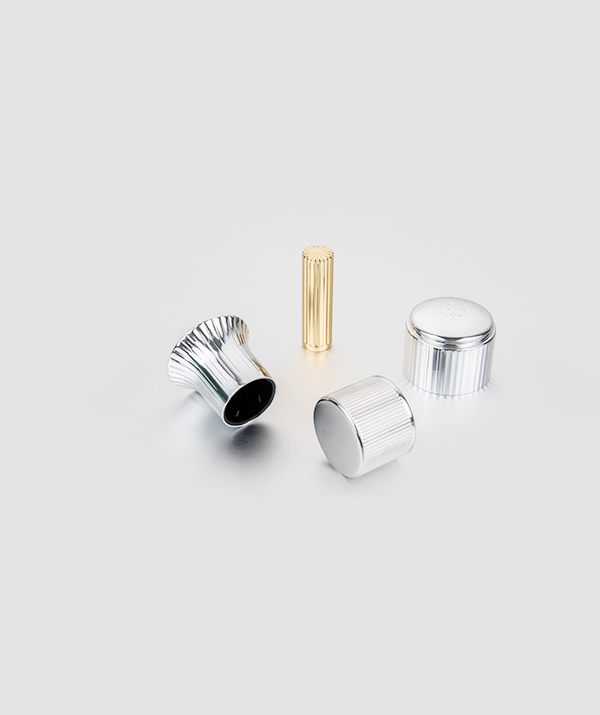 Aluminum metal cap for perfume bottle cosmetics packaging