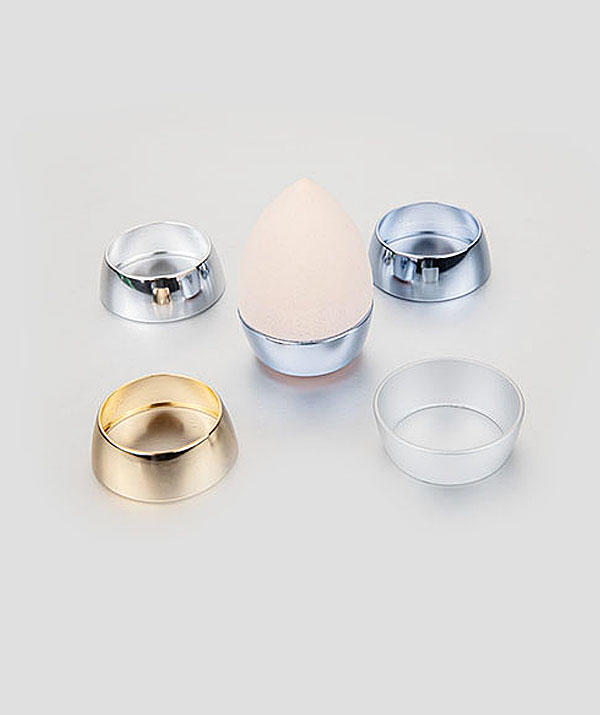 Aluminum Ring For Soft Powder Makeup Sponge And Foundation Brush