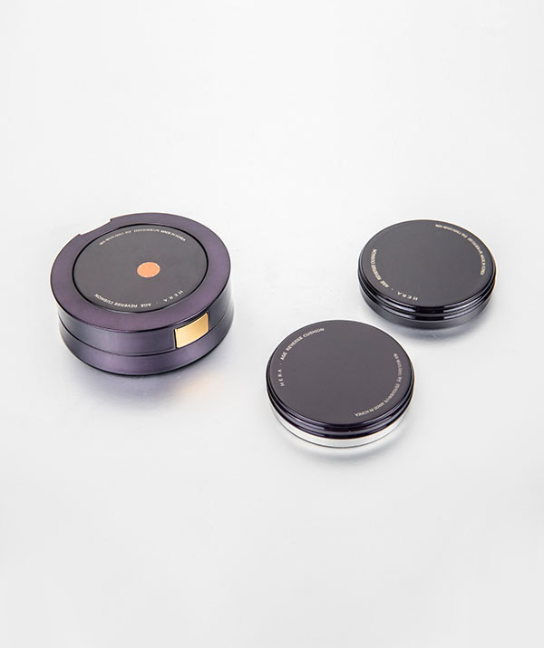 Aluminum metal parts for compact makeup powder Eyeshadow case 